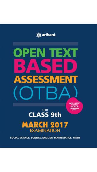 Arihant Open Text Based Assessment (OTBA) Class IX